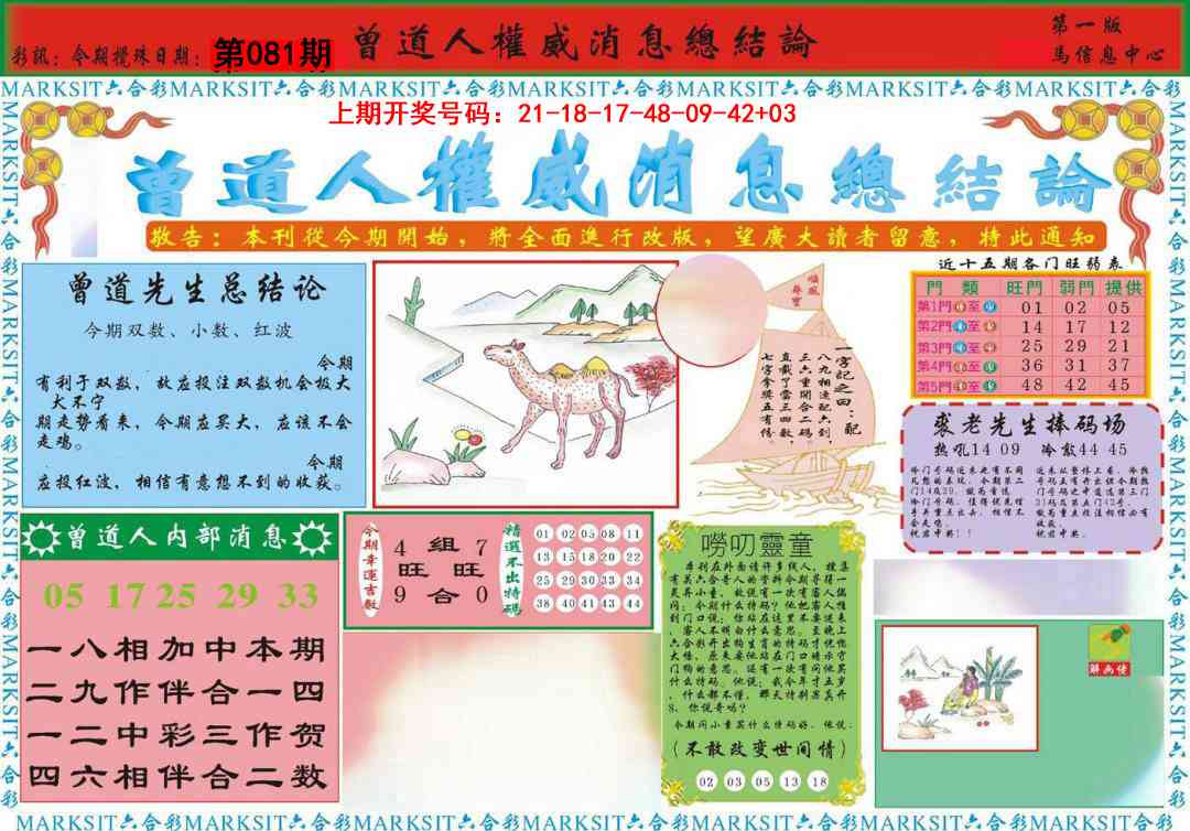 081期曾道人权威消息A[图]